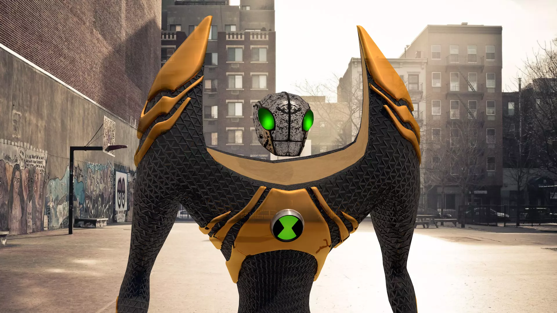 Lodestar ben  10 Ultimate Alien 3d model Download 3D model_0