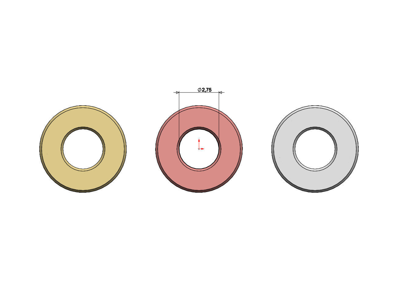 Double row Greek key Tube Beads and Charms 3D print model_7