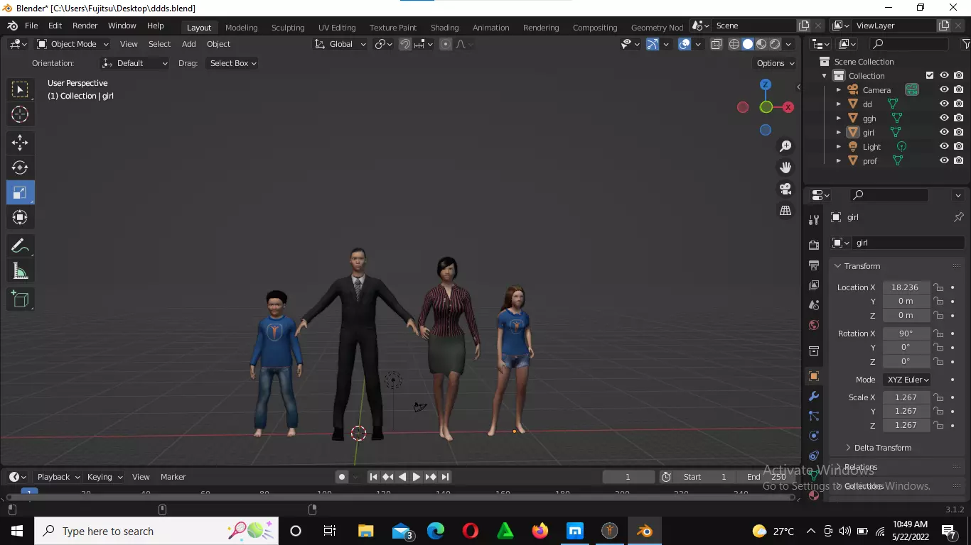 family 3D model_0