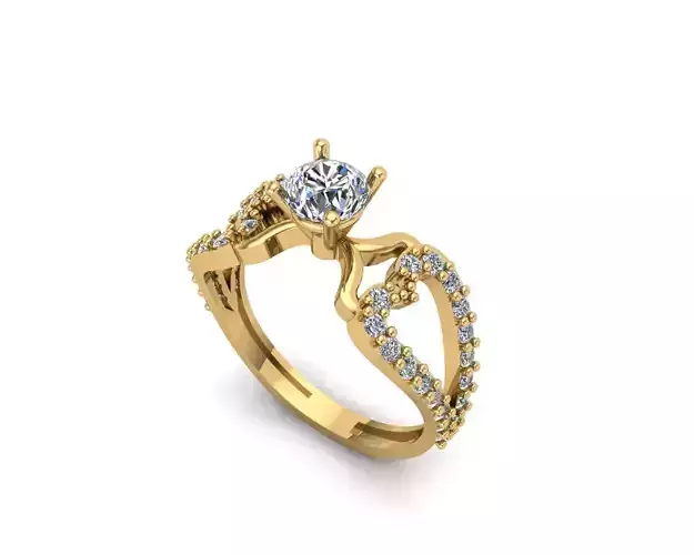 Solitaire ring