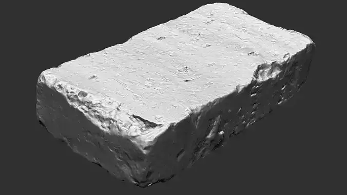 3D Brick Zbrush sculpt
