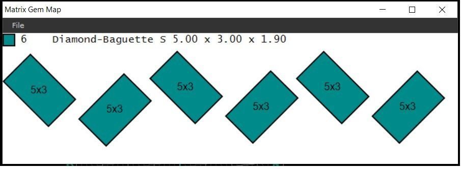 Griffin10 garnet bar necklace Free 3D model_1
