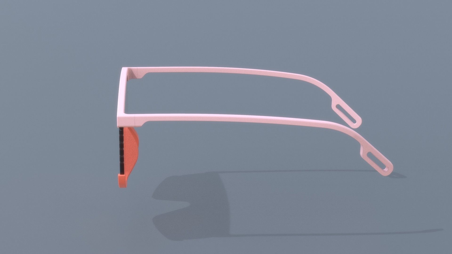 KENZO style fashion glasses 3D model_15