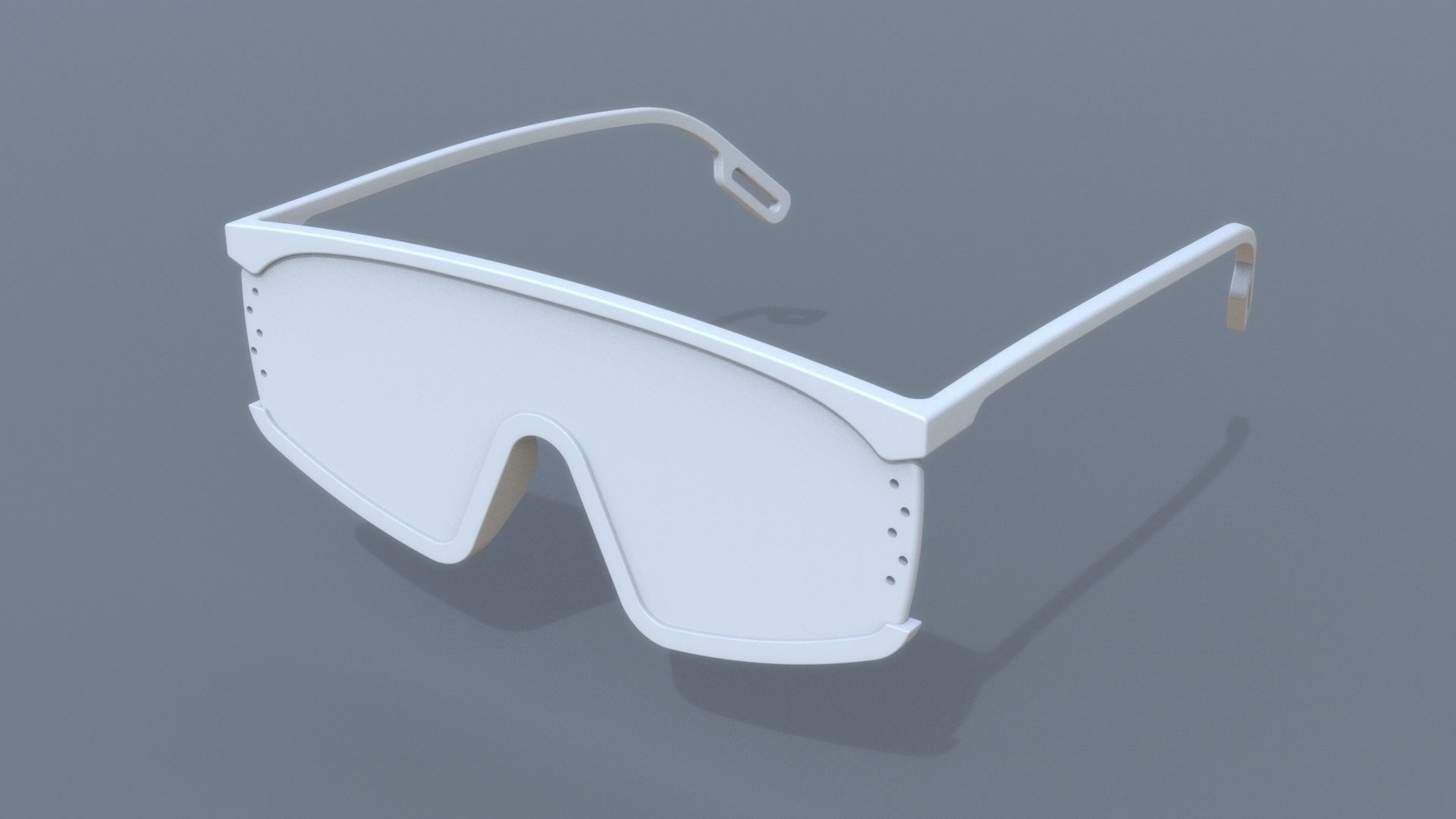 KENZO style fashion glasses 3D model_23