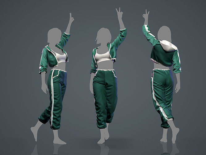 Sport outfit 3D model 3D model