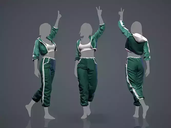 Sport outfit 3D model 3D model