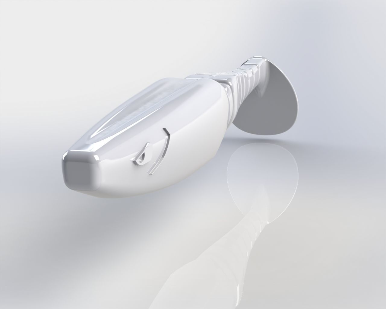 Replica Sawamura One Up Shad  170mm  3D printable model 3D print model_1