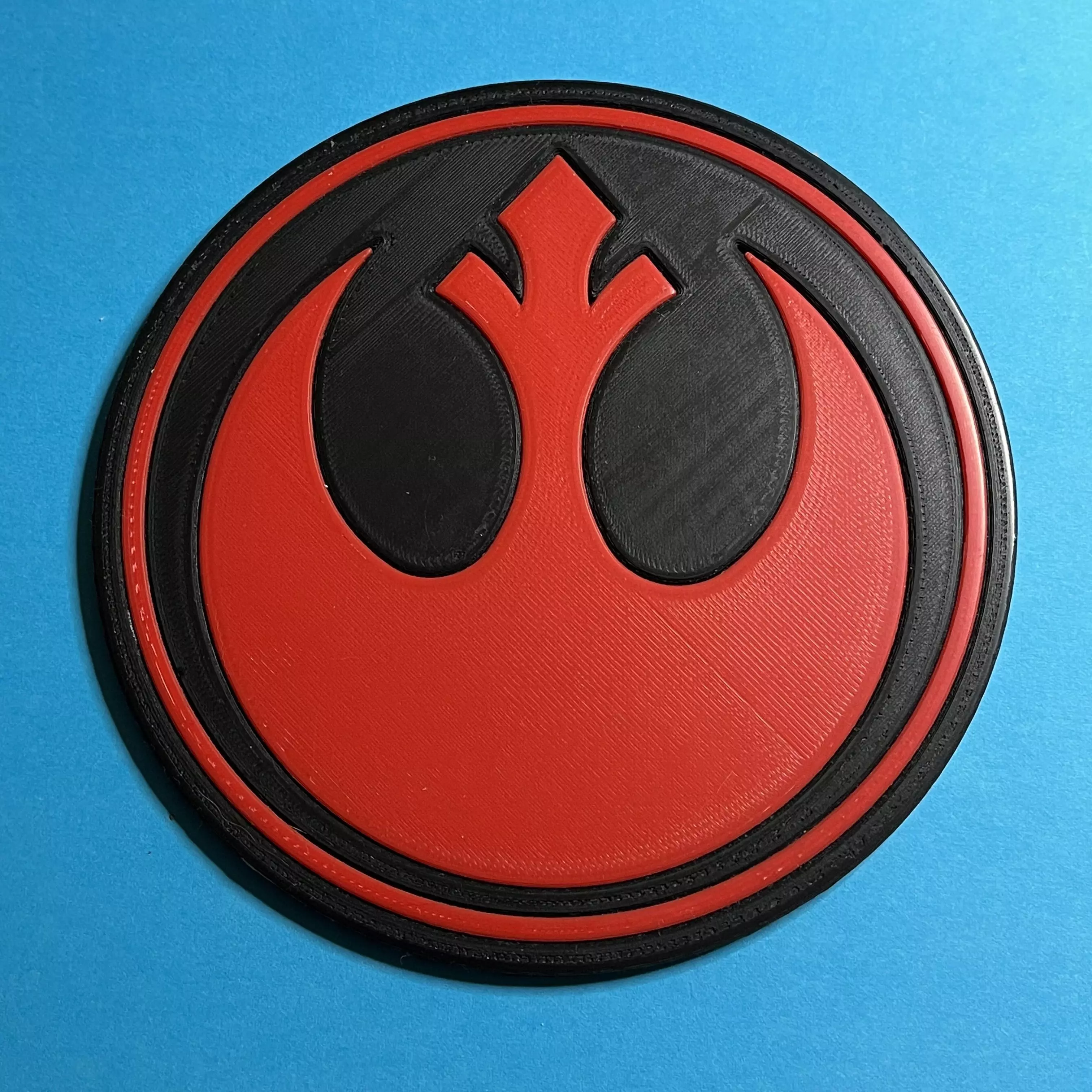 Emblem of the Rebel Alliance Coaster Free 3D print model