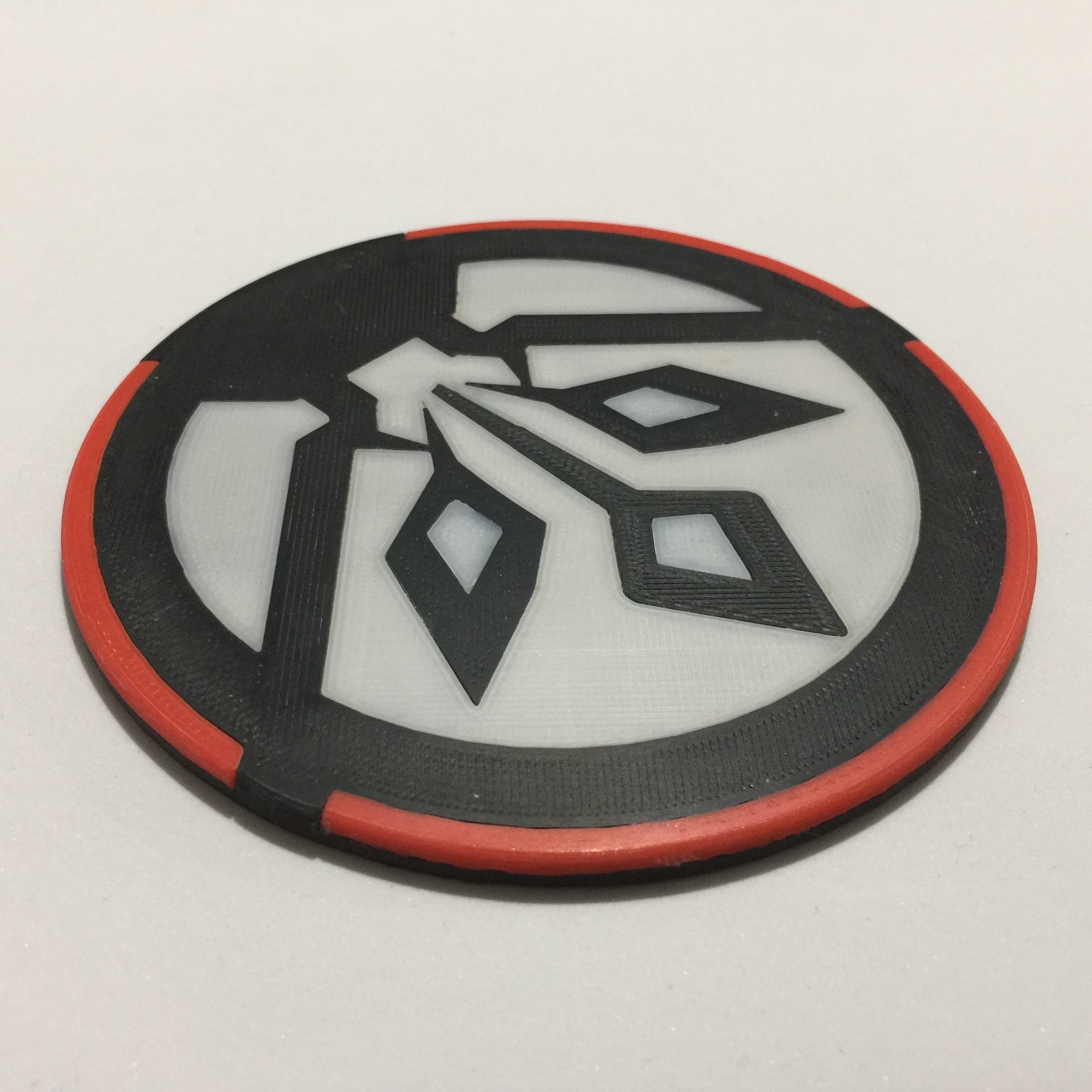 ISD Chimera Emblem Coaster 3D print model_7