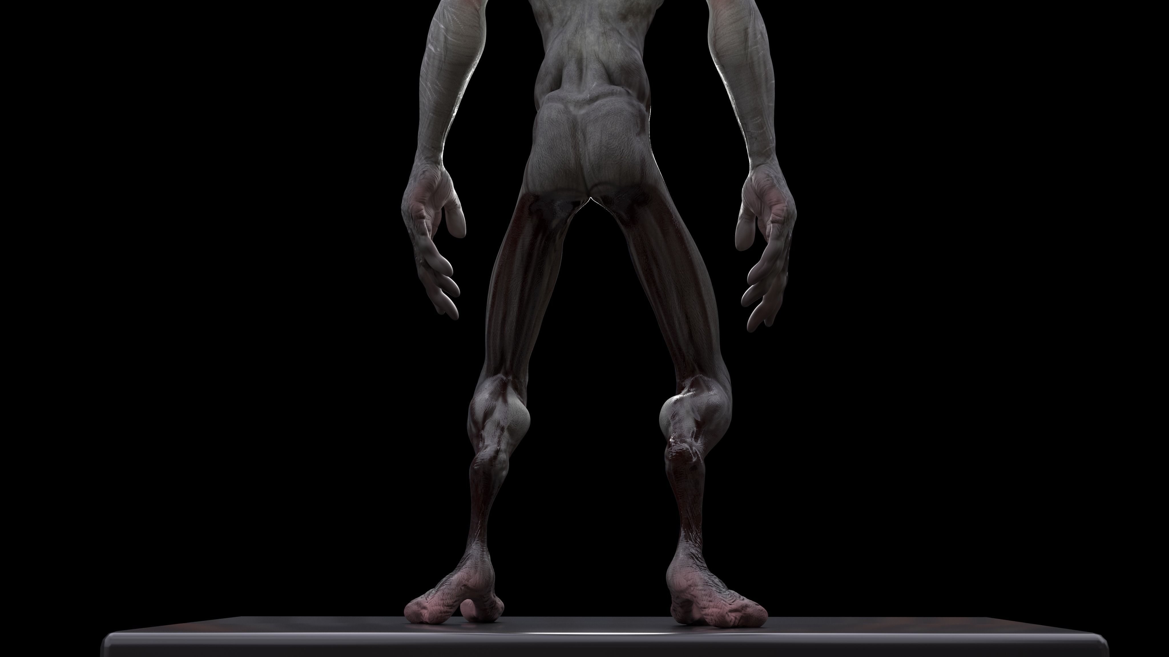 ALIEN CREATURE Low-poly 3D model_18