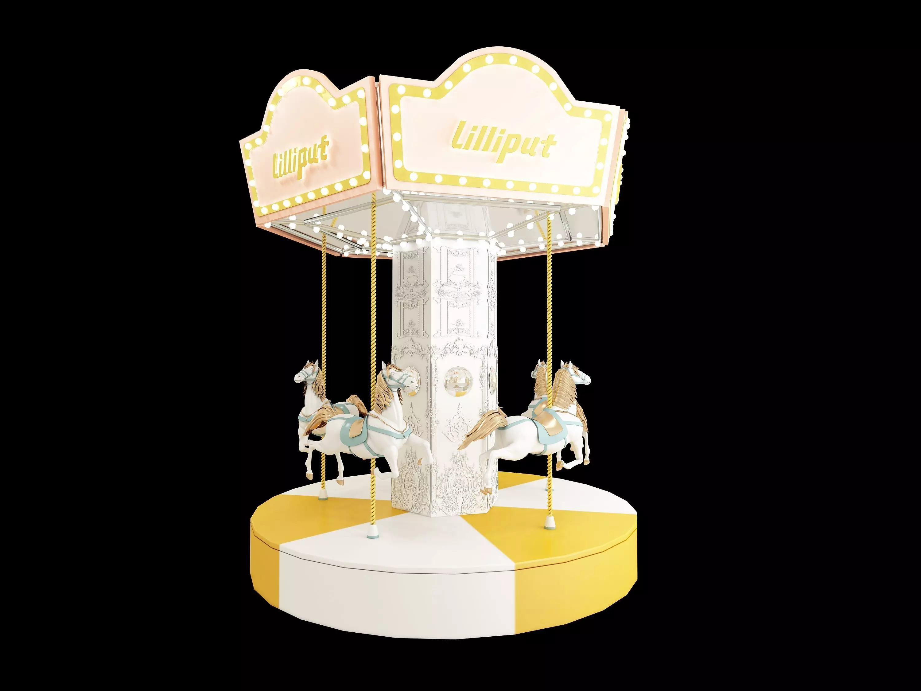 carousel 3D model_0