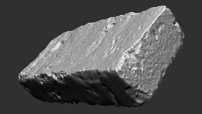 3D Brick Zbrush sculpt