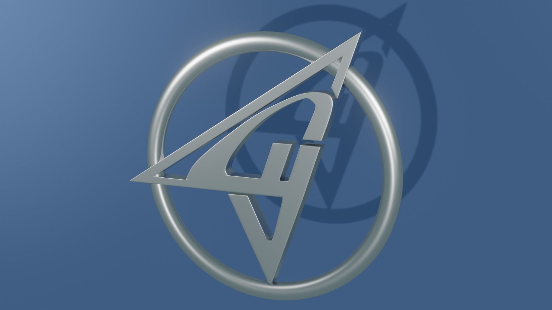 SU aircraft logo model 3D model_1