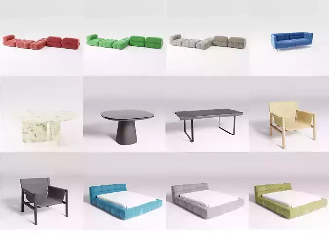 Furniture Bundles 3D model