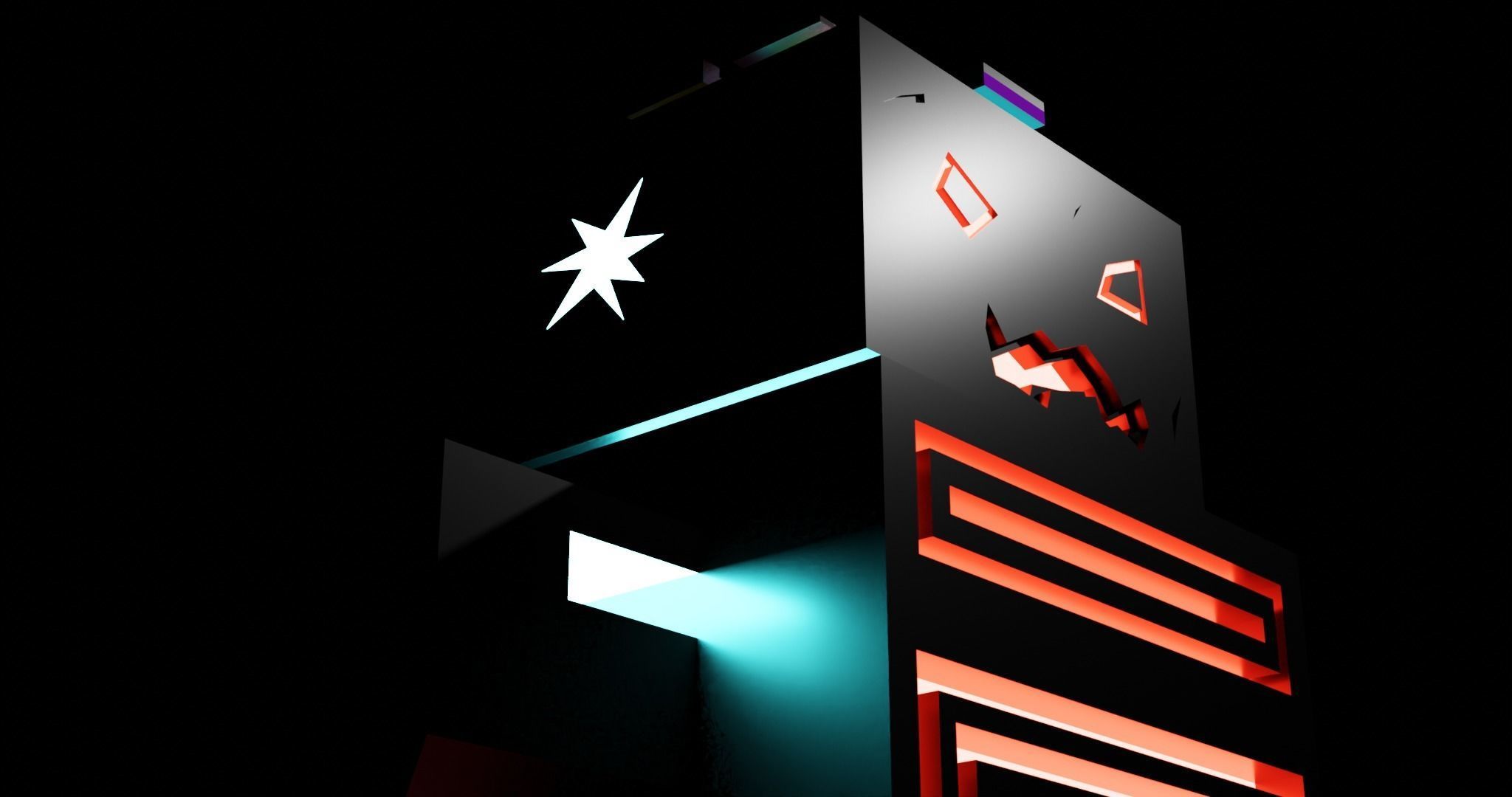 W02 - ROB Low Poly 3D Robot for Games Low-poly 3D model_3