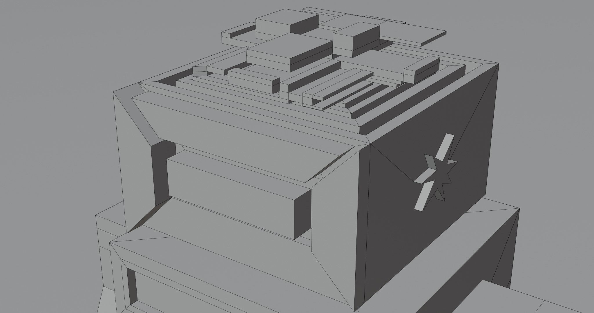 W02 - ROB Low Poly 3D Robot for Games Low-poly 3D model_17