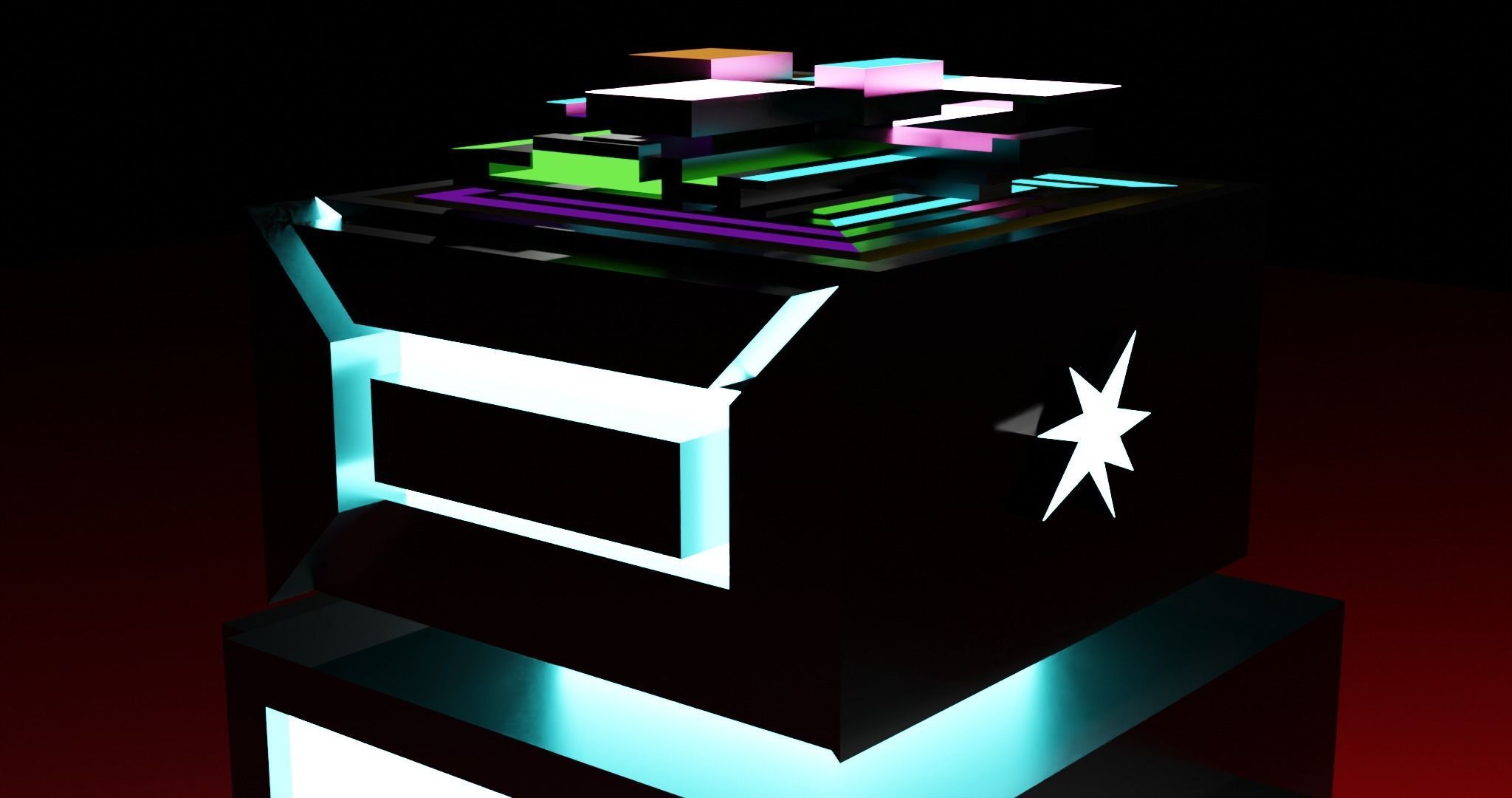 W02 - ROB Low Poly 3D Robot for Games Low-poly 3D model_6