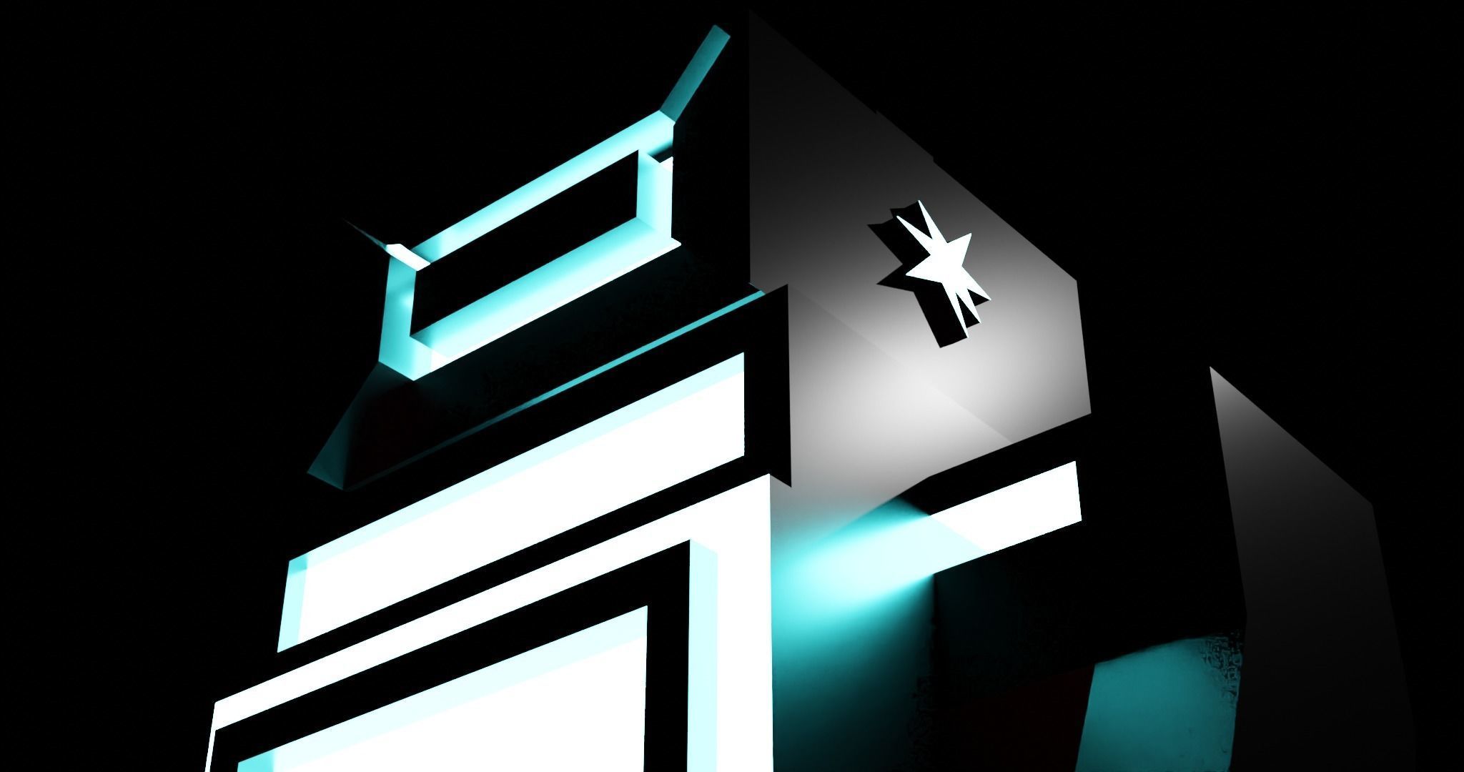 W02 - ROB Low Poly 3D Robot for Games Low-poly 3D model_1