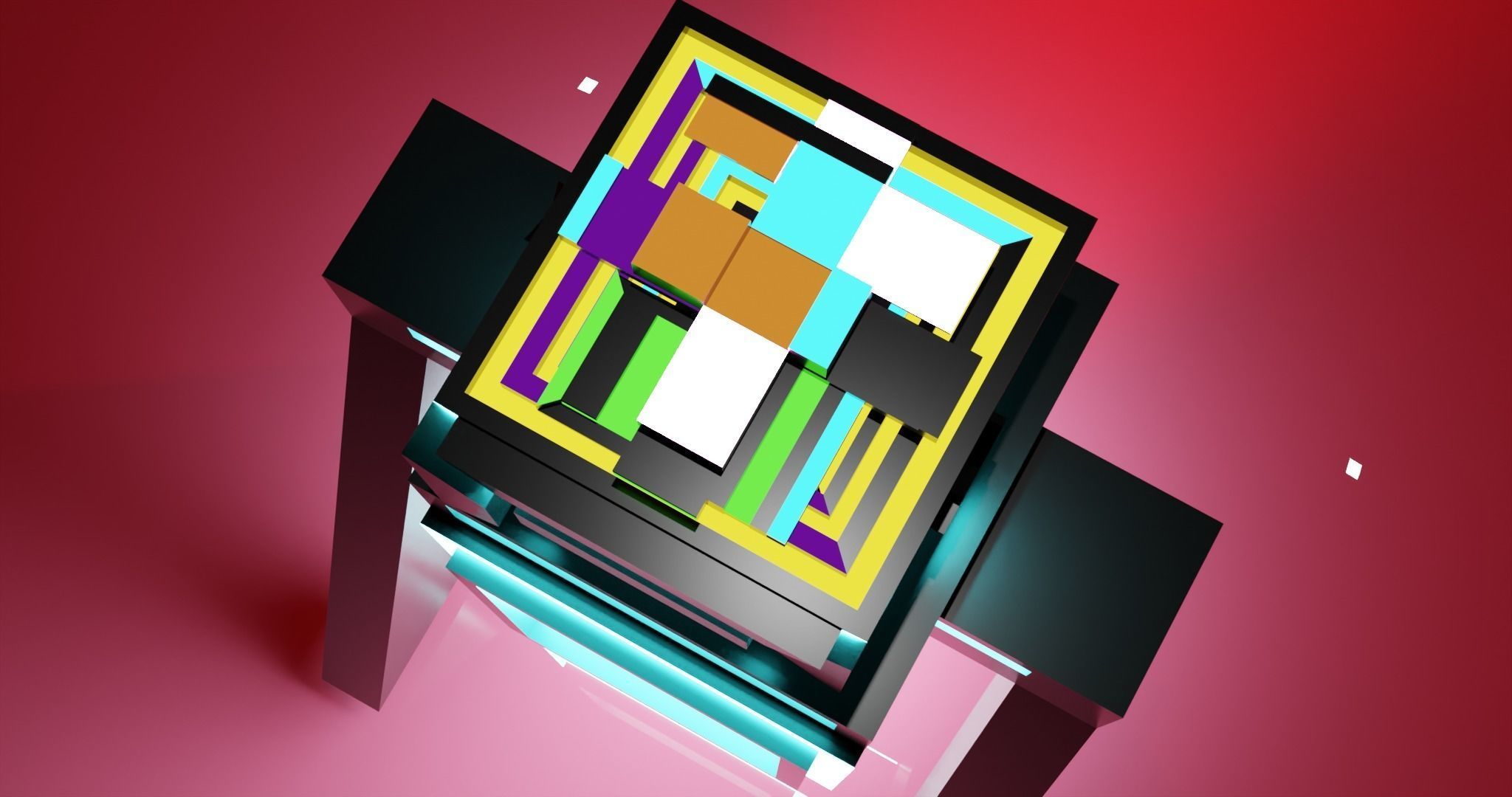 W02 - ROB Low Poly 3D Robot for Games Low-poly 3D model_11