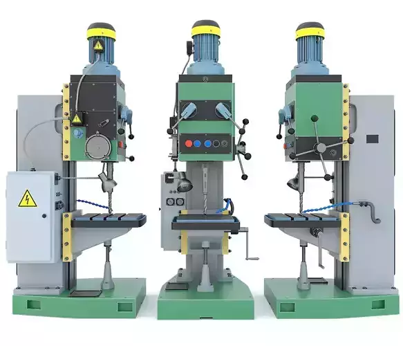 Machine tool drilling press vertical 2N150 3D model