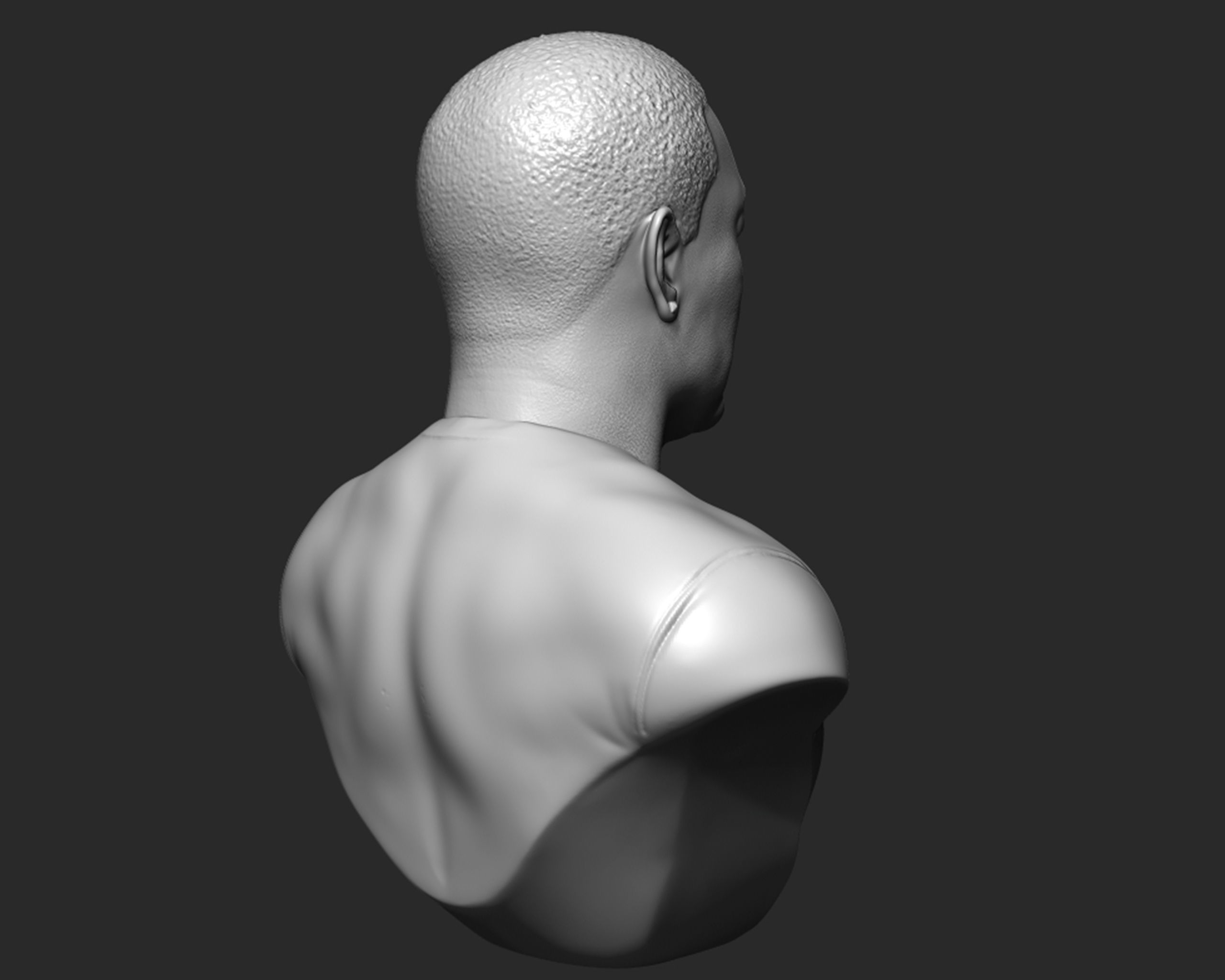 Dr Dre Bust 3D print model_8