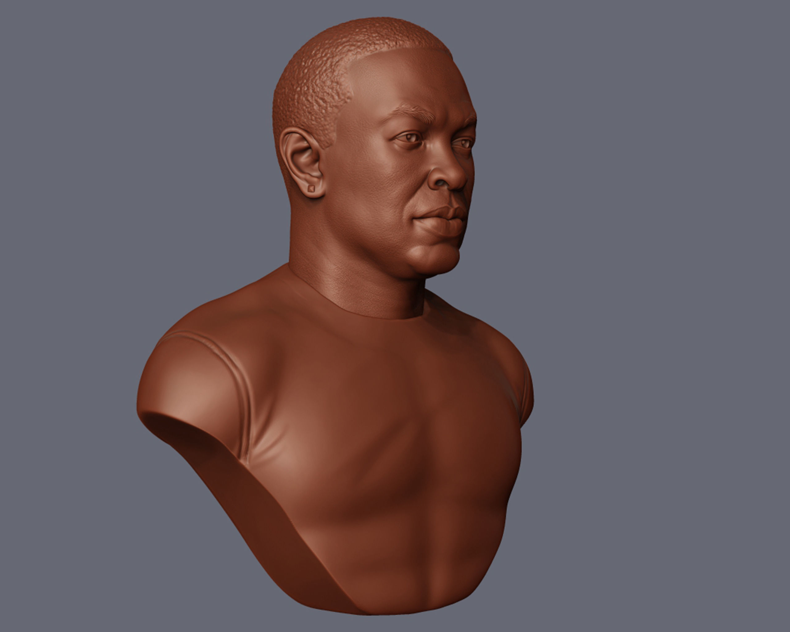 Dr Dre Bust 3D print model_10