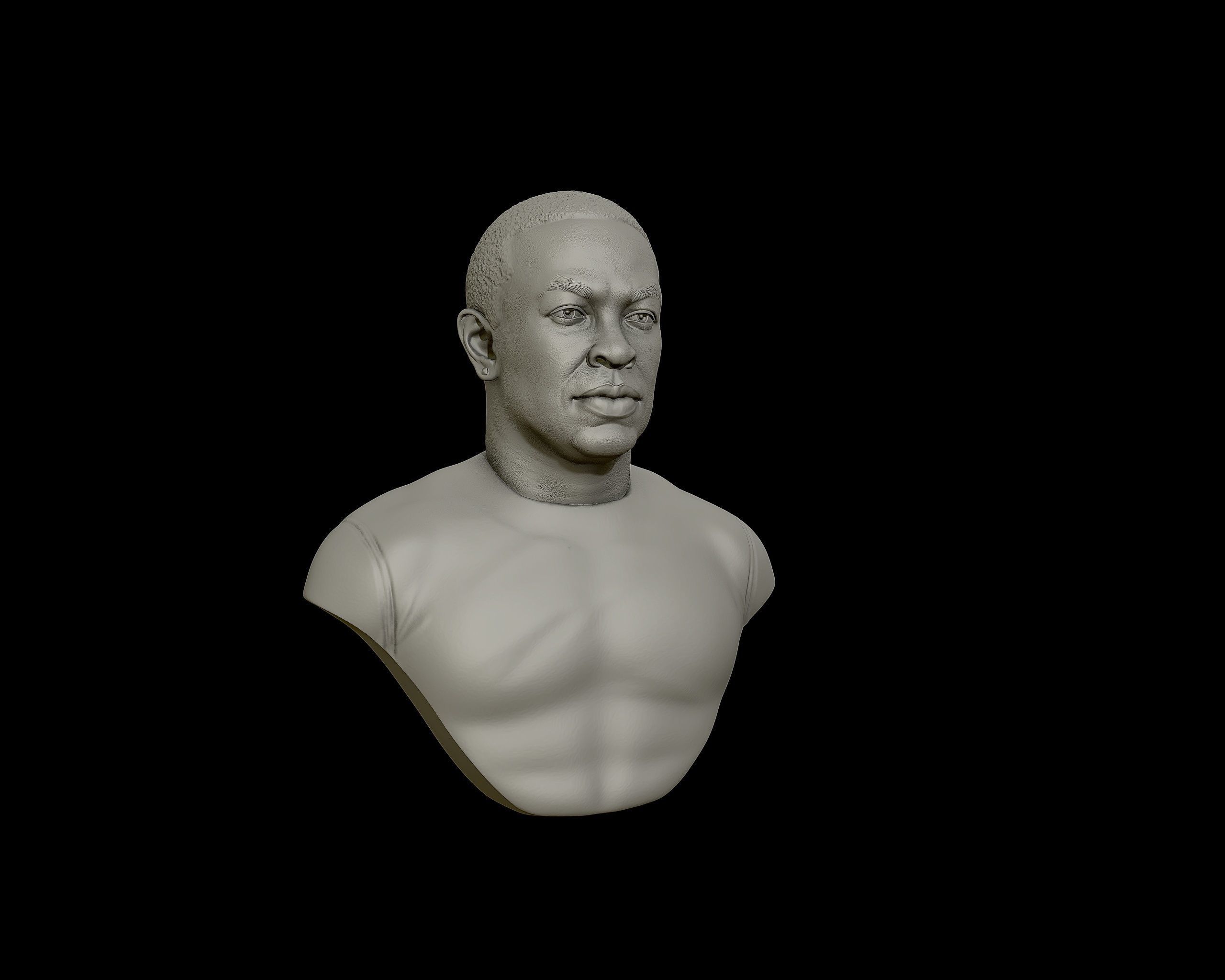 Dr Dre Bust 3D print model_29