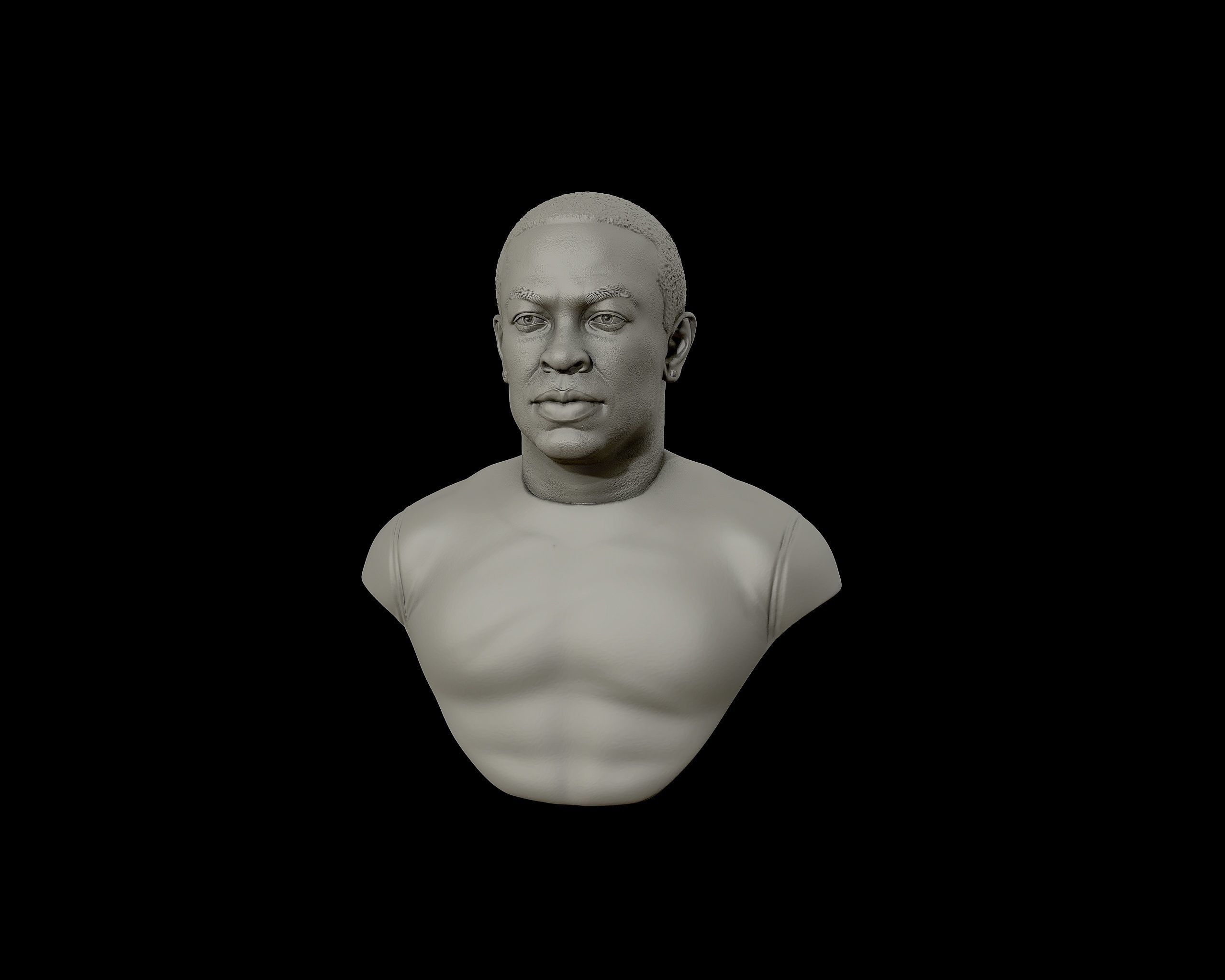 Dr Dre Bust 3D print model_22