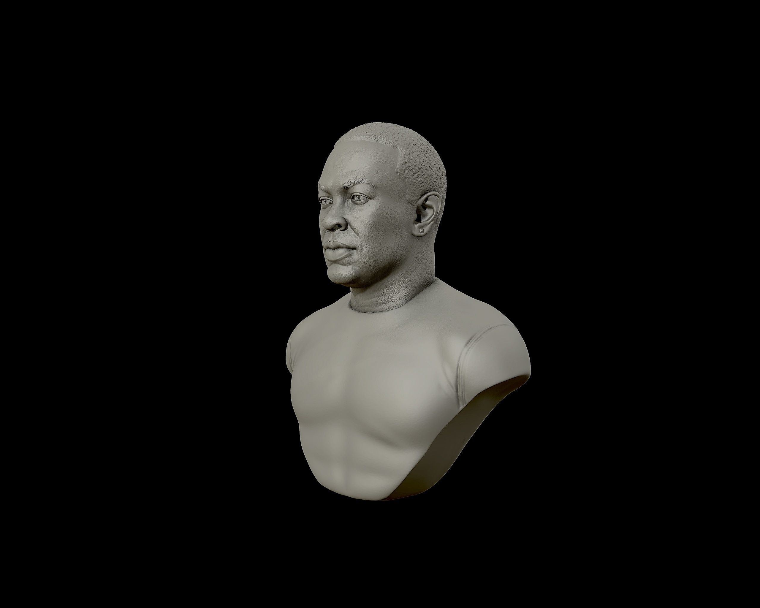Dr Dre Bust 3D print model_24