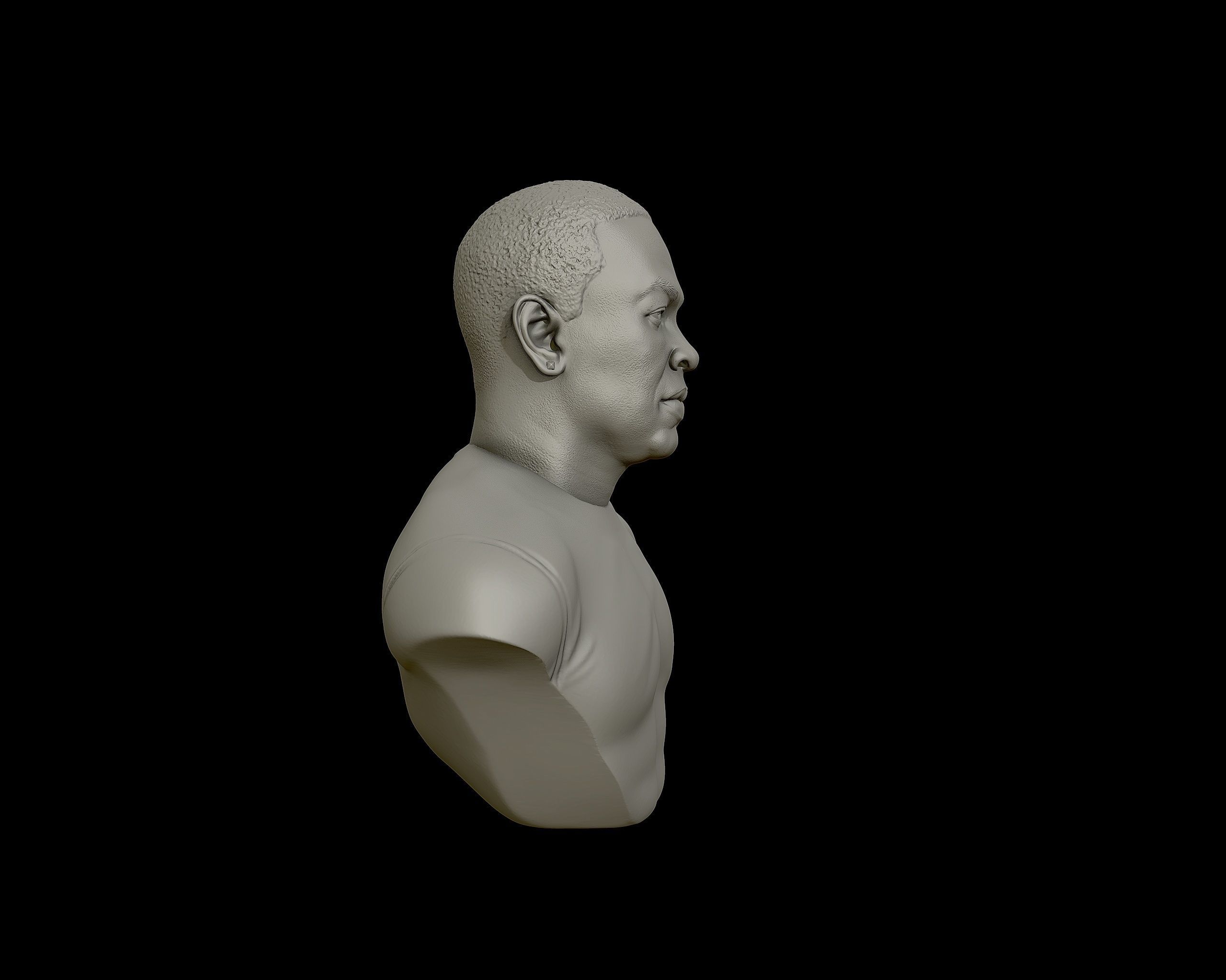 Dr Dre Bust 3D print model_27