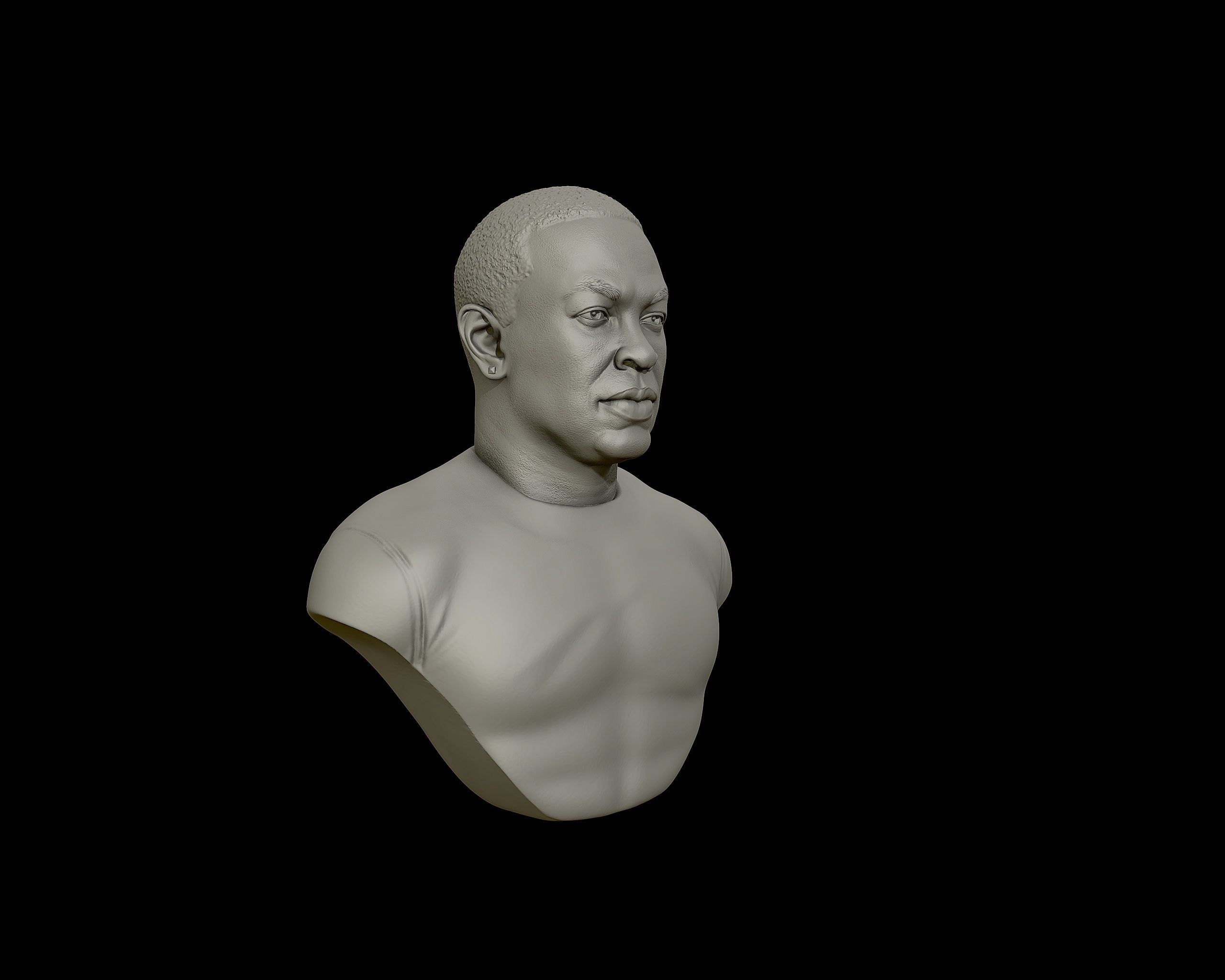 Dr Dre Bust 3D print model_28