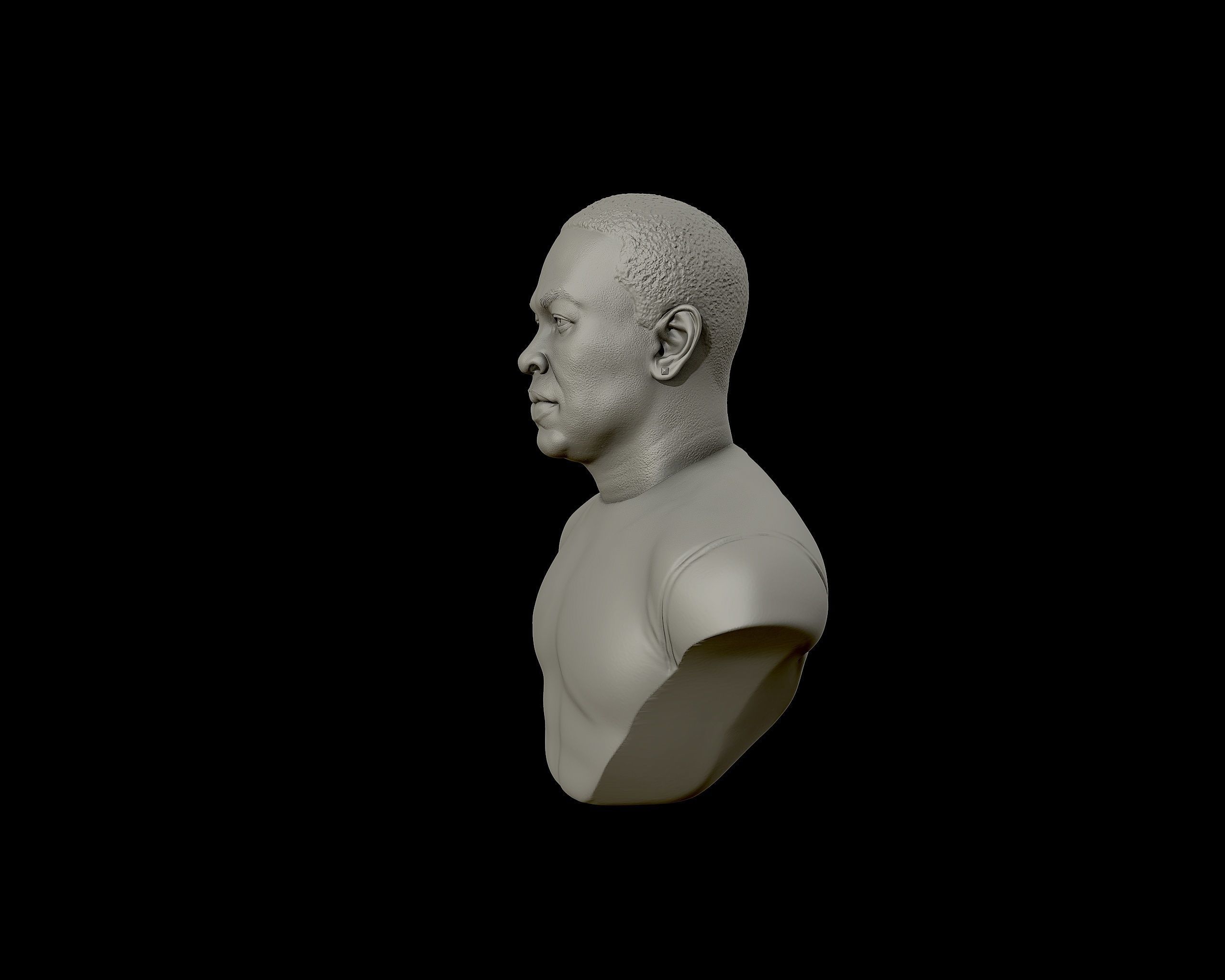 Dr Dre Bust 3D print model_25