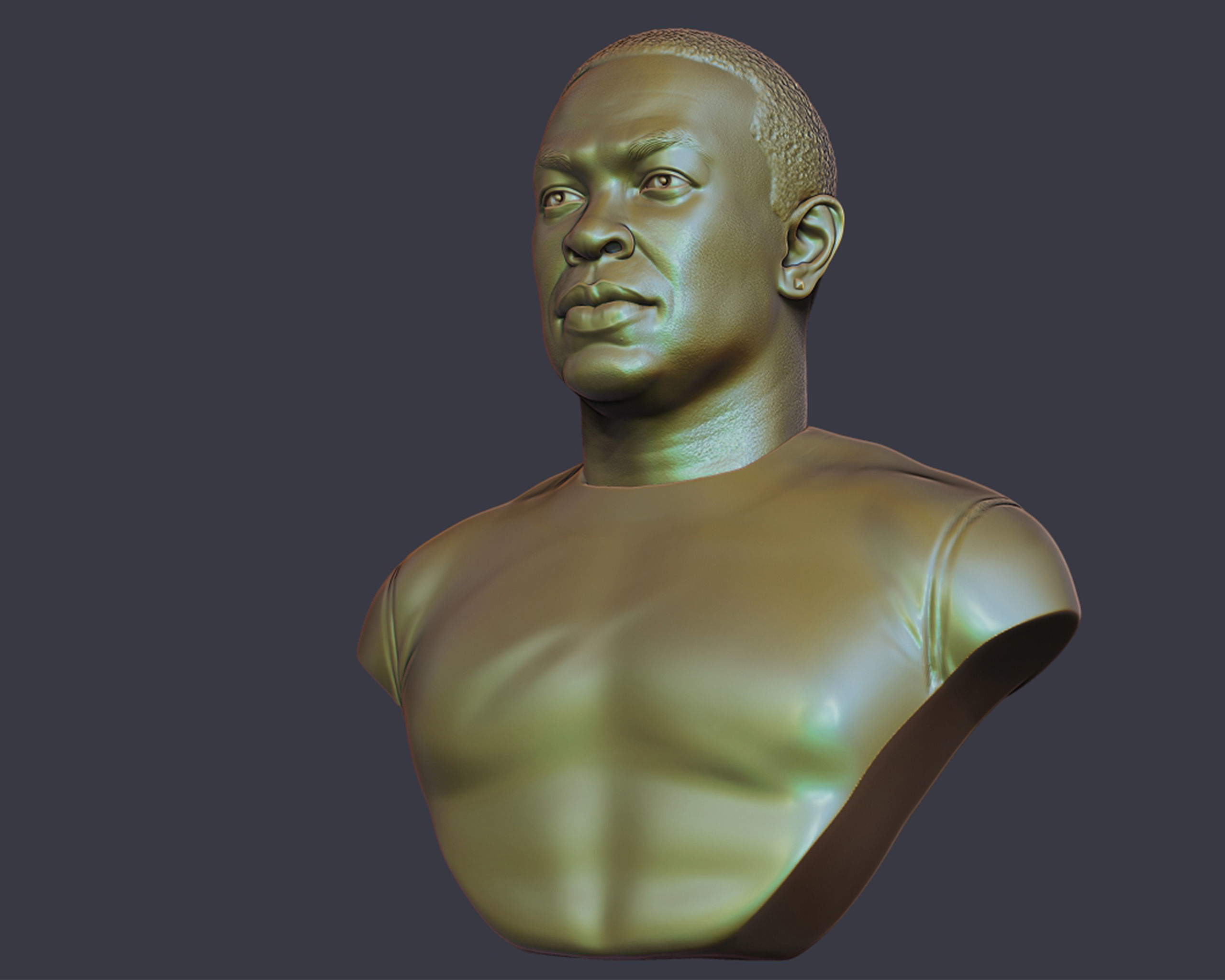 Dr Dre Bust 3D print model_20