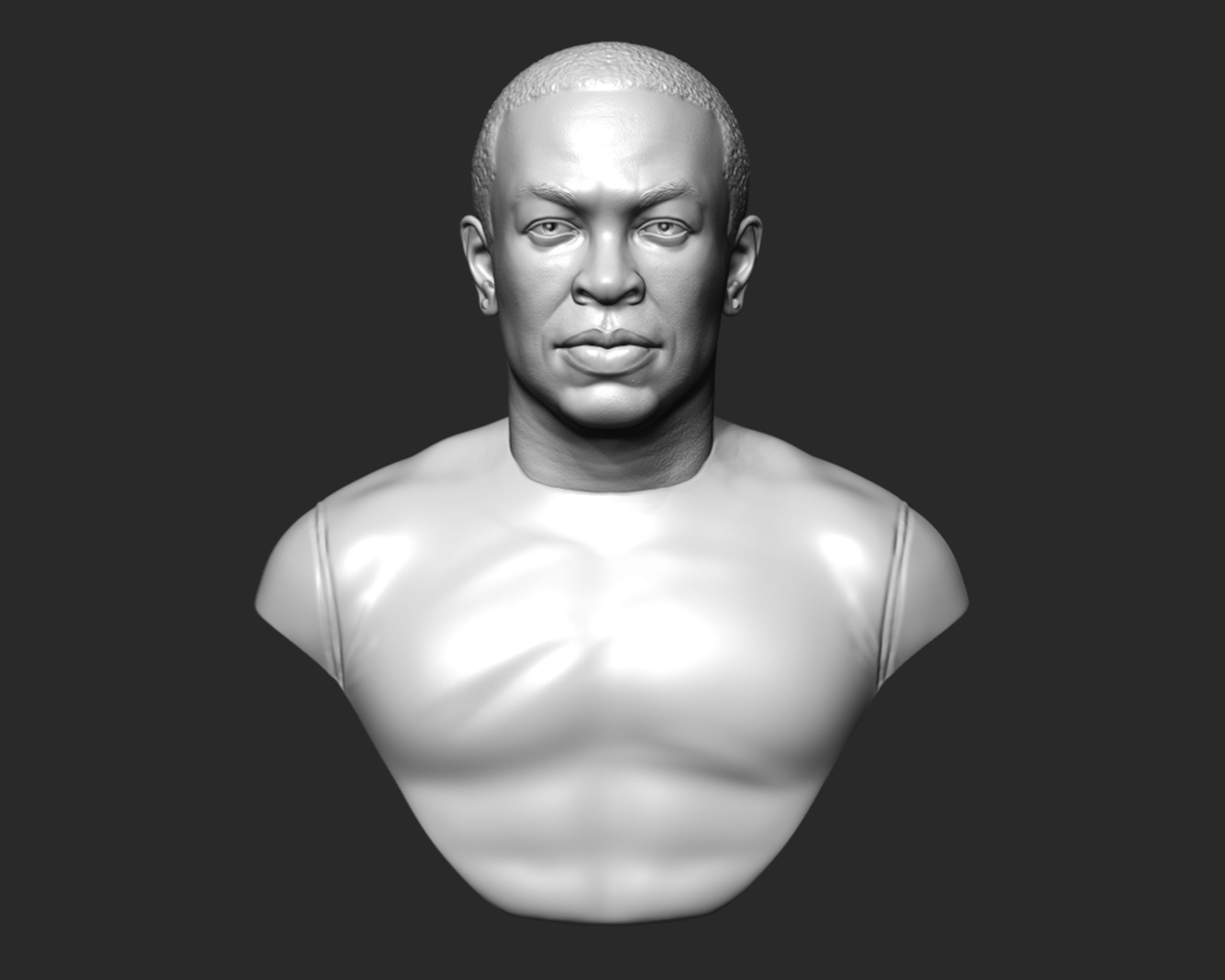 Dr Dre Bust 3D print model_2