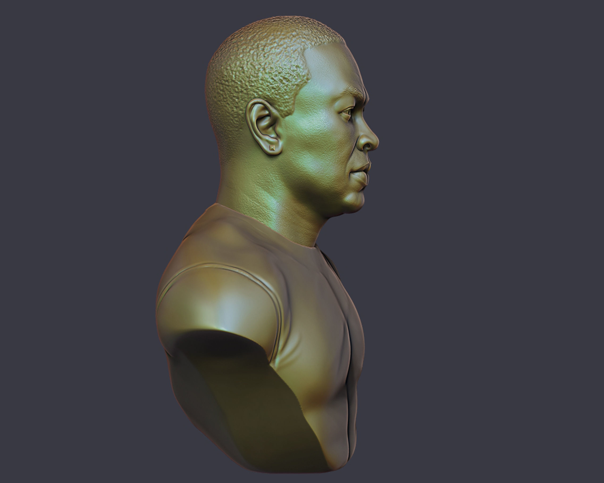 Dr Dre Bust 3D print model_18
