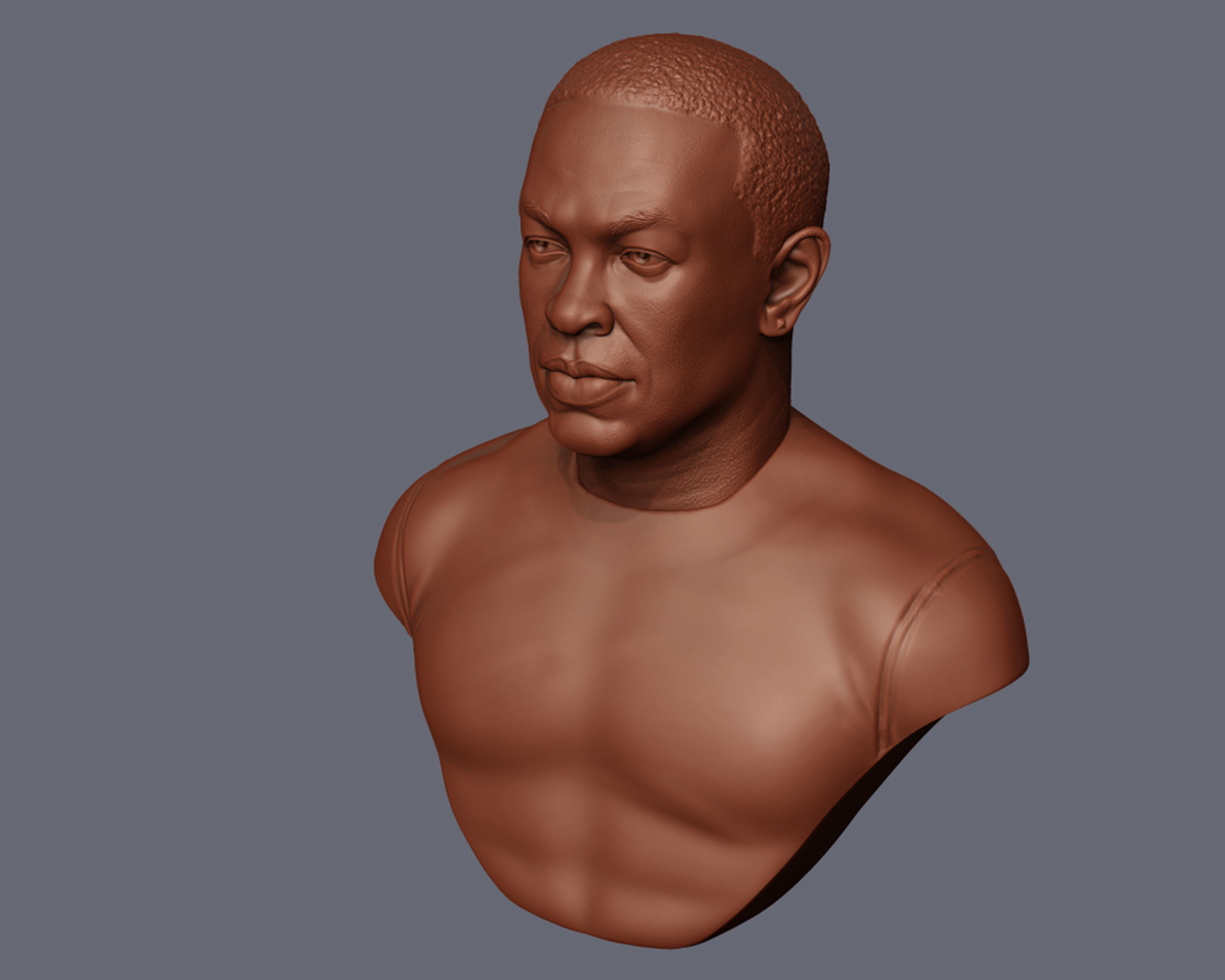 Dr Dre Bust 3D print model_12