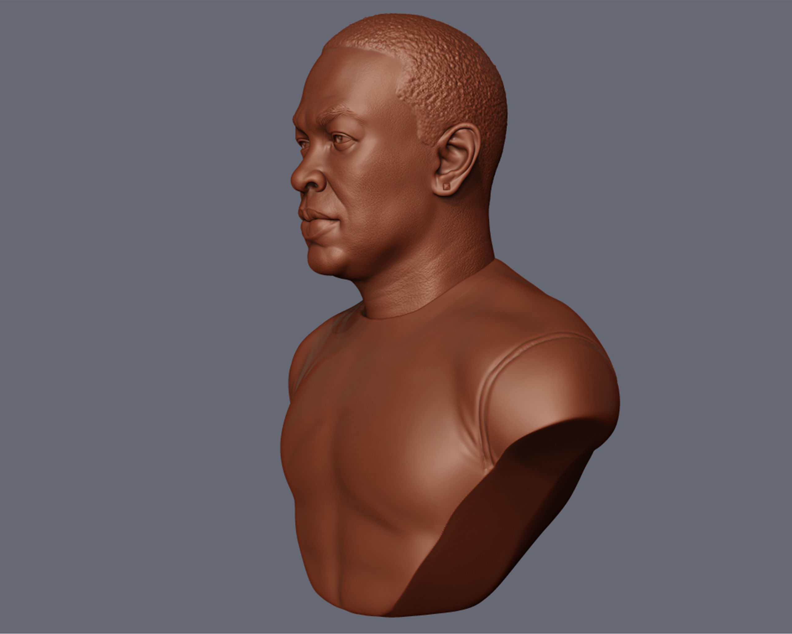 Dr Dre Bust 3D print model_13