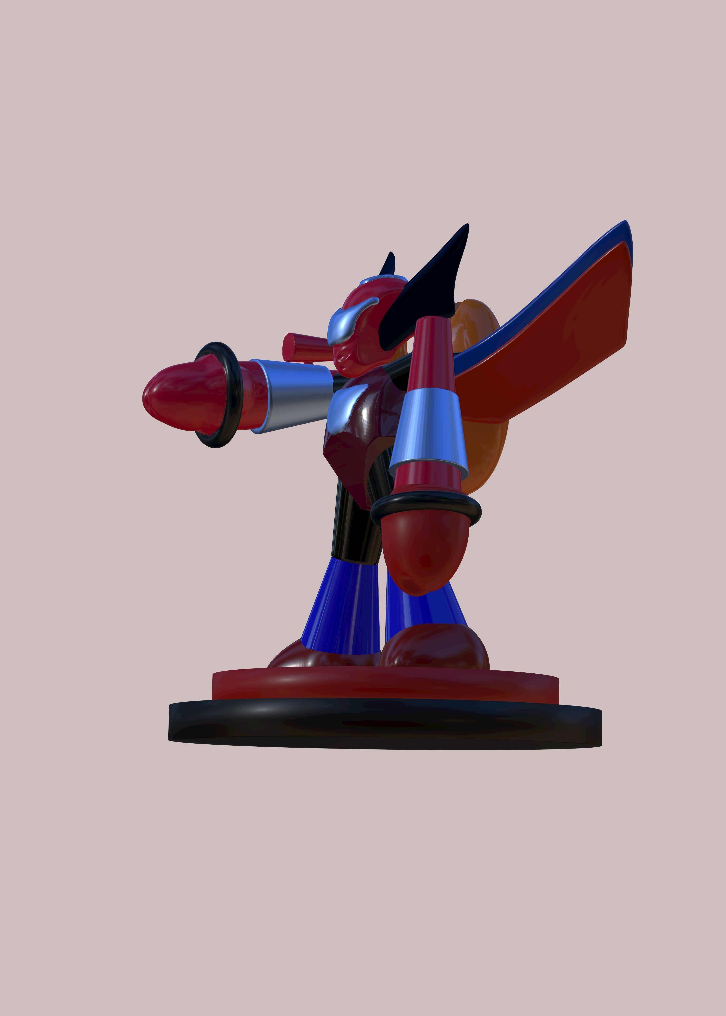 Robot palkon ultra violet 3D print model_1