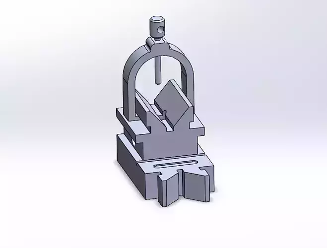 V-block 3D Model clamp 3D print model