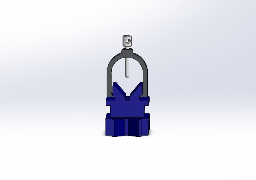 V-block 3D Model clamp 3D print model_4