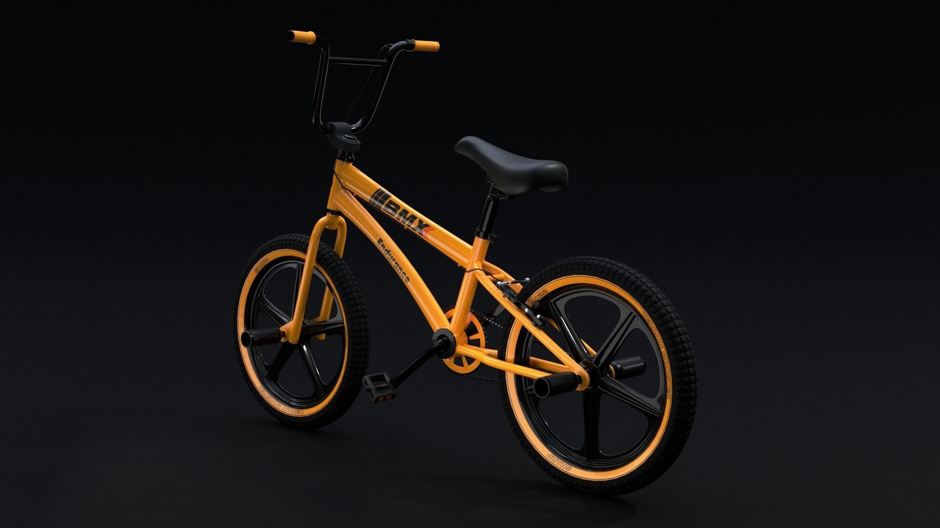 BMX Bike 3D model_1