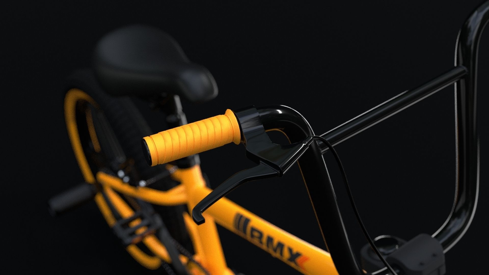 BMX Bike 3D model_7