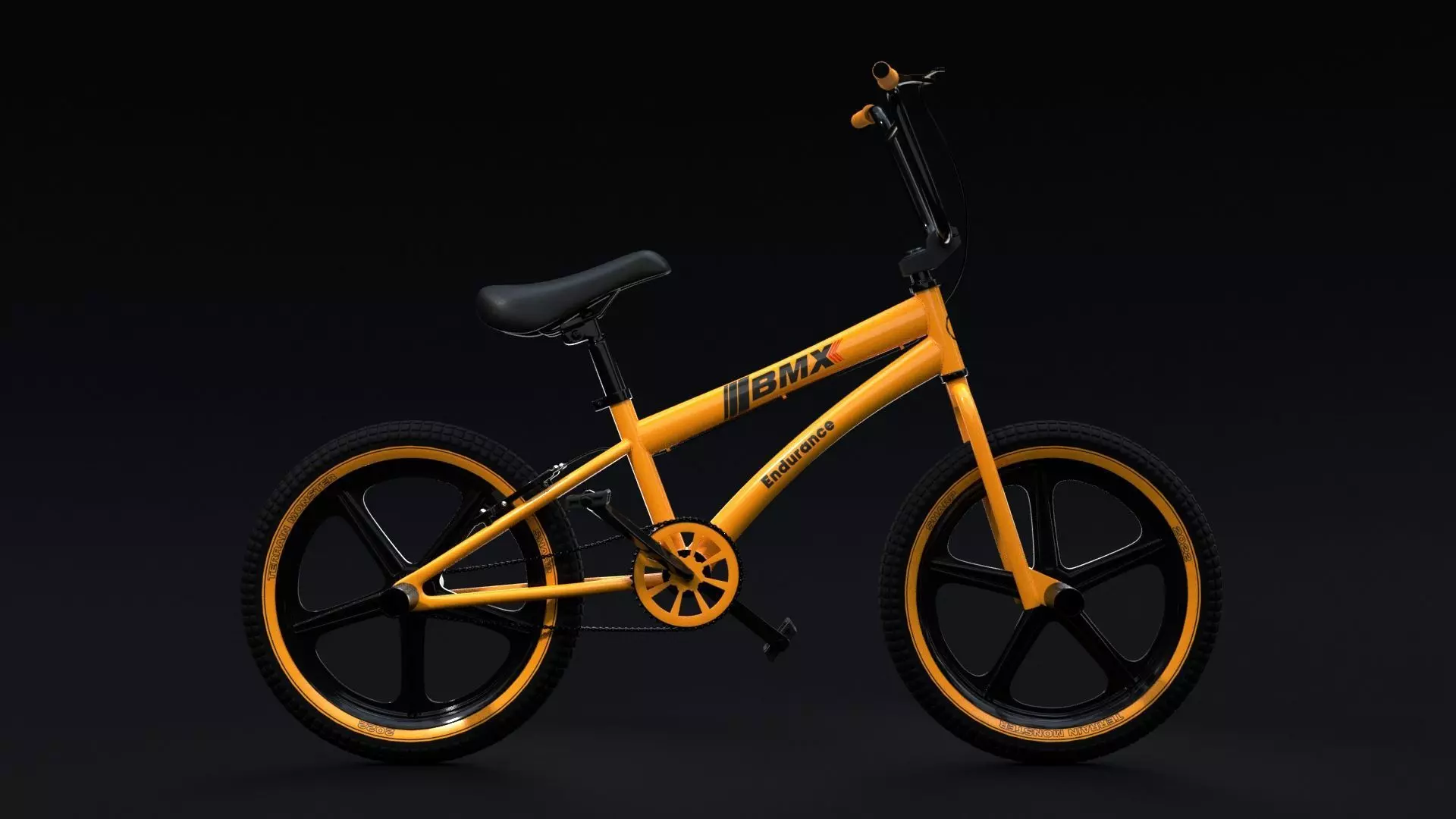 BMX Bike 3D model_0
