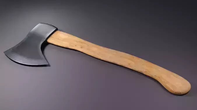 Realistic Clean axe PBR 3d model