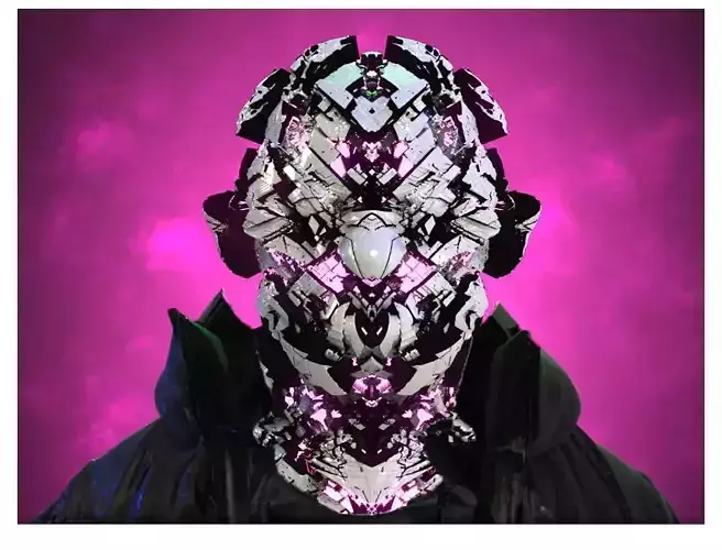 Sci-Fi Helmet Space Astronaut Character Robot 42 3D model Sci-Fi Helmet Space Astronaut Character Robot 42 3D model