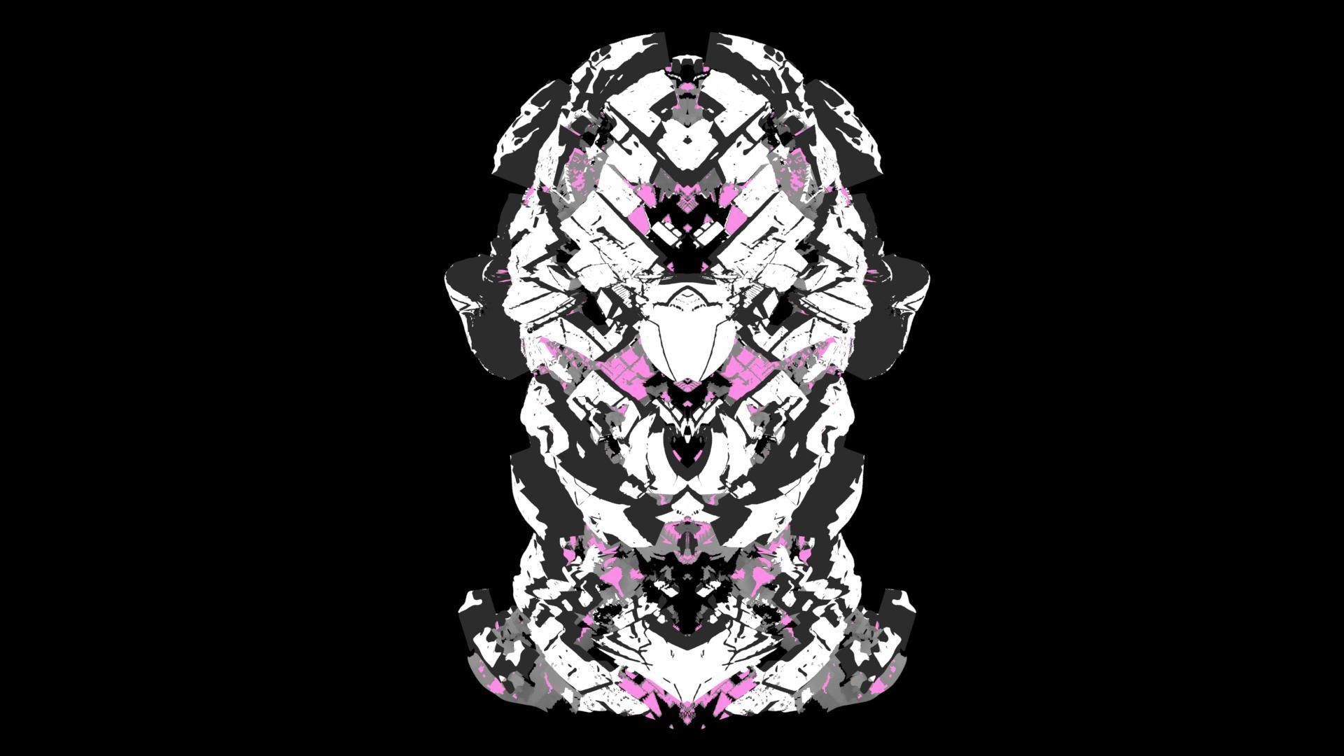 Sci-Fi Helmet Space Astronaut Character Robot 42 3D model_4