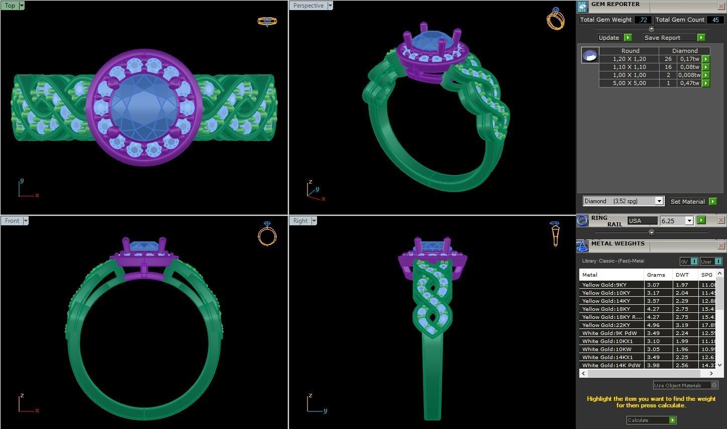 ring 10050 3D print model_5