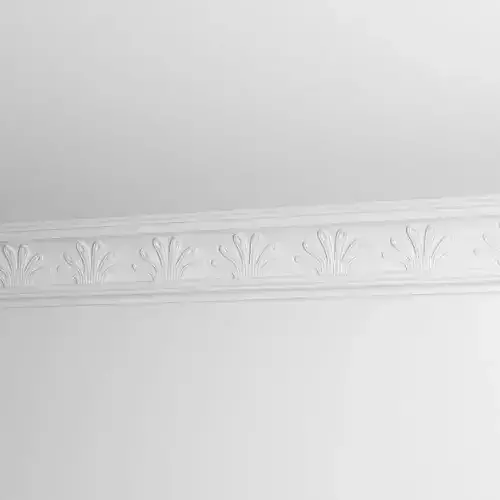 White Ceiling Ornament Decoration