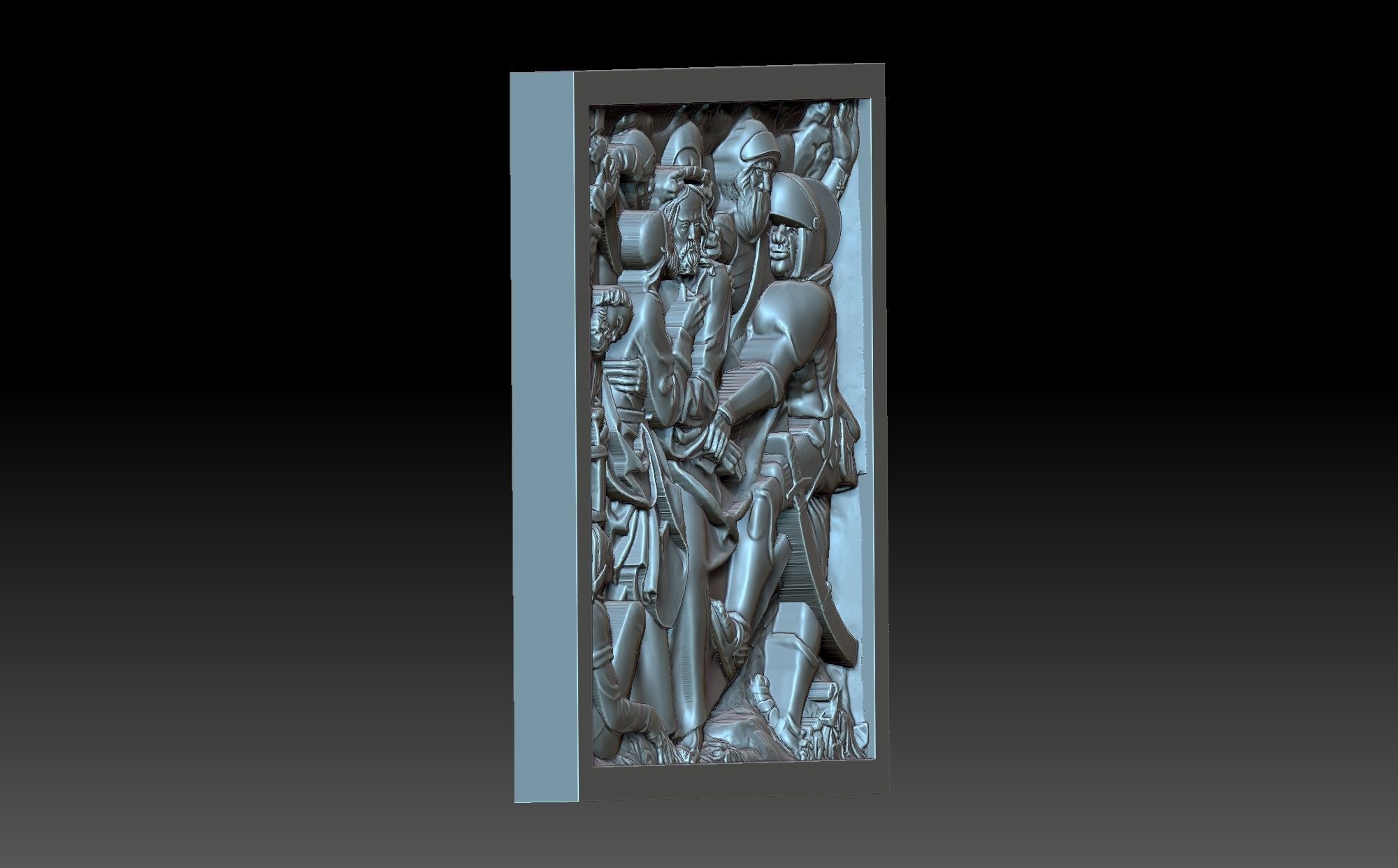 Judas kiss 3D print model_2