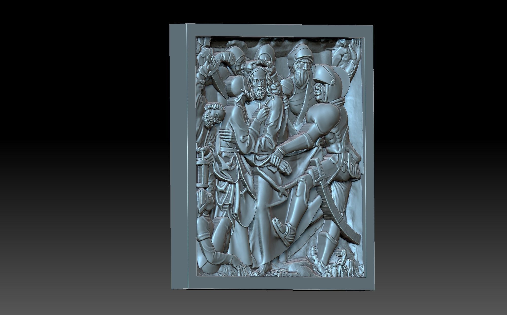 Judas kiss 3D print model_1